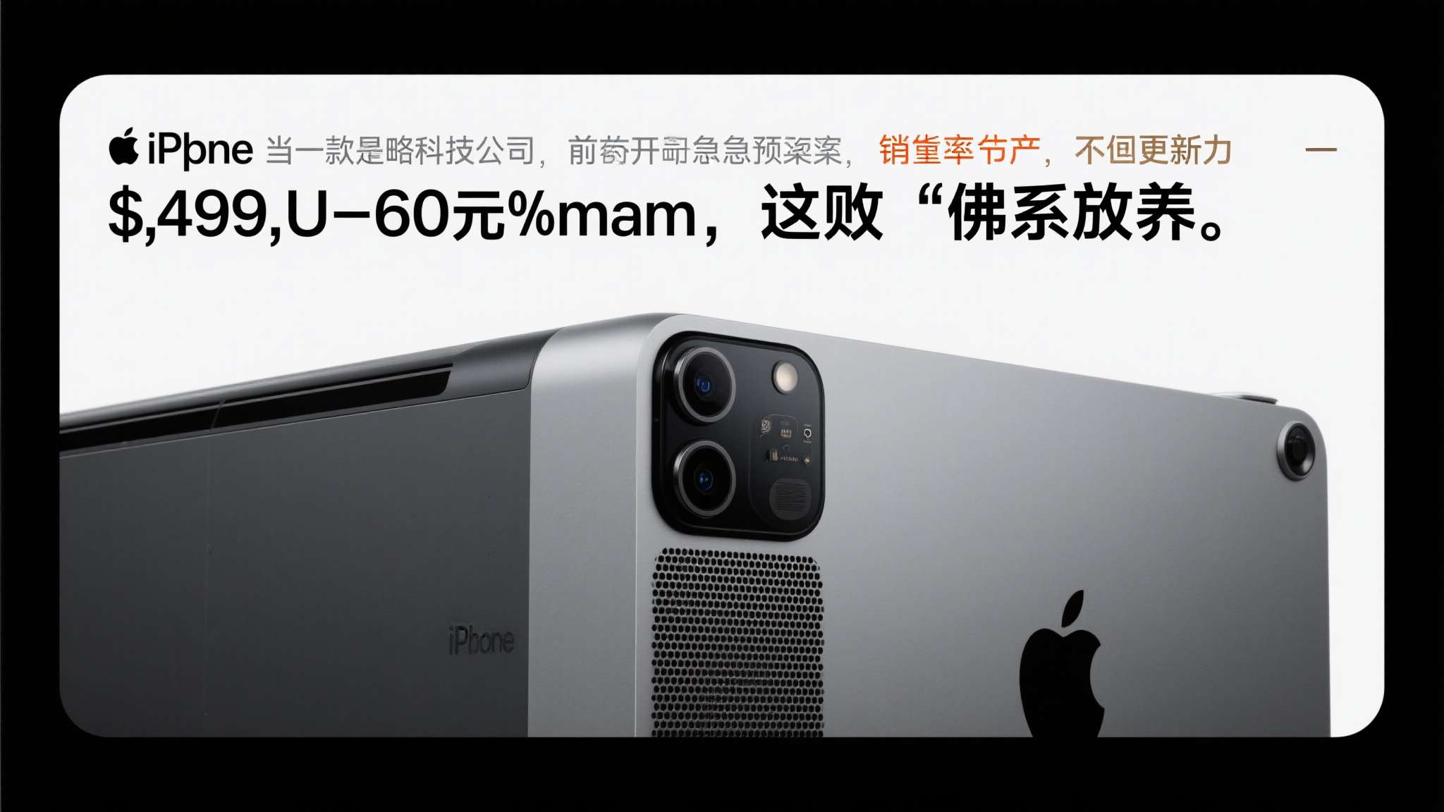 销量仅60万台且退货率爆表!苹果佛系放养Vision Pro :不停产也不更新 销量仅60万台且退货率爆表!苹果佛系放养Vision Pro :不停产也不更新